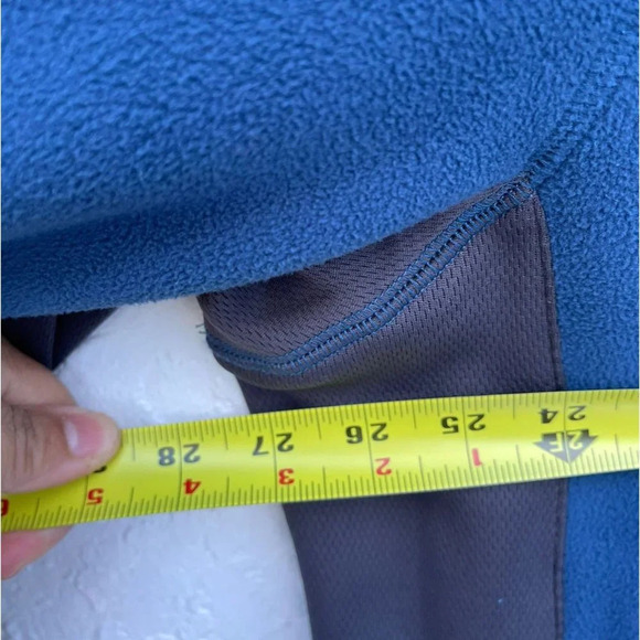 Tek Gear Mens Soft Fleece Full Zip Jacket Blue Sz XXL - Picture 2 of 9